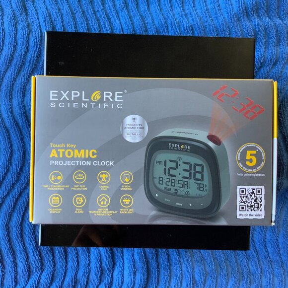 Explore Scientific Atomic Projection Clock - Picture 1 of 3